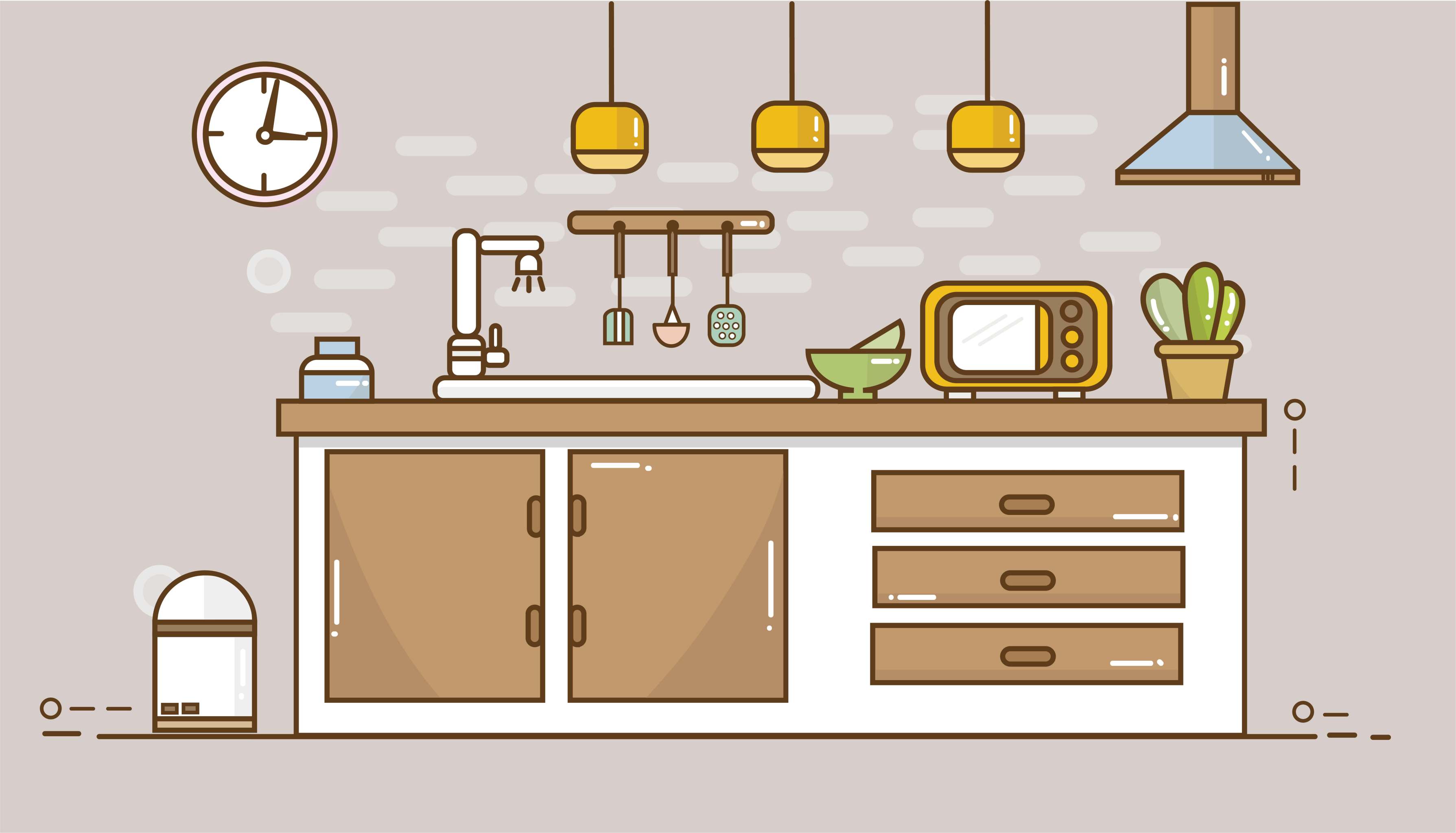 萌漫小生活厨房一角