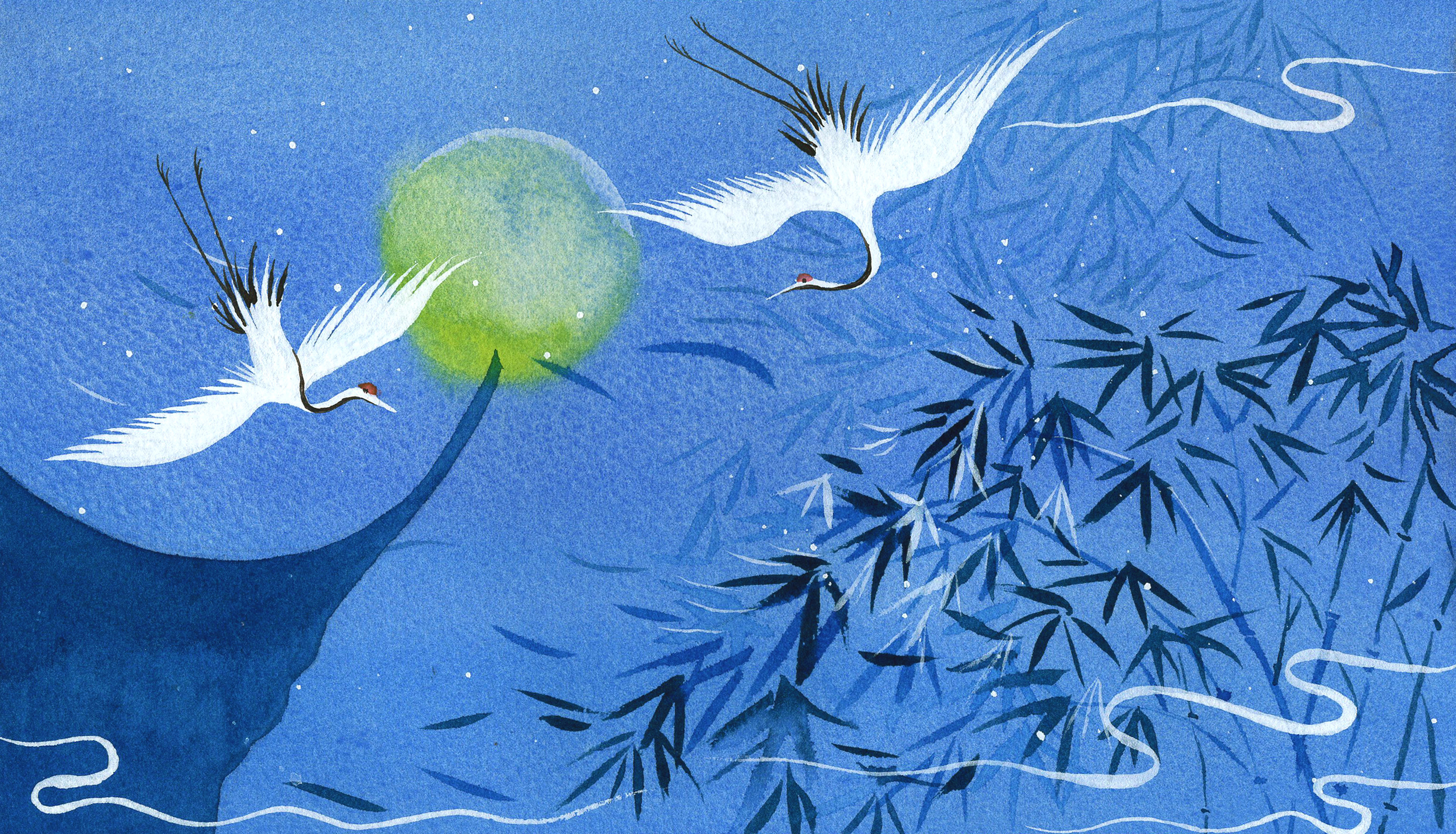 竹林风起 插画  - 商业插画 |   上传时间: 2021-08-26 22:35 为ta点