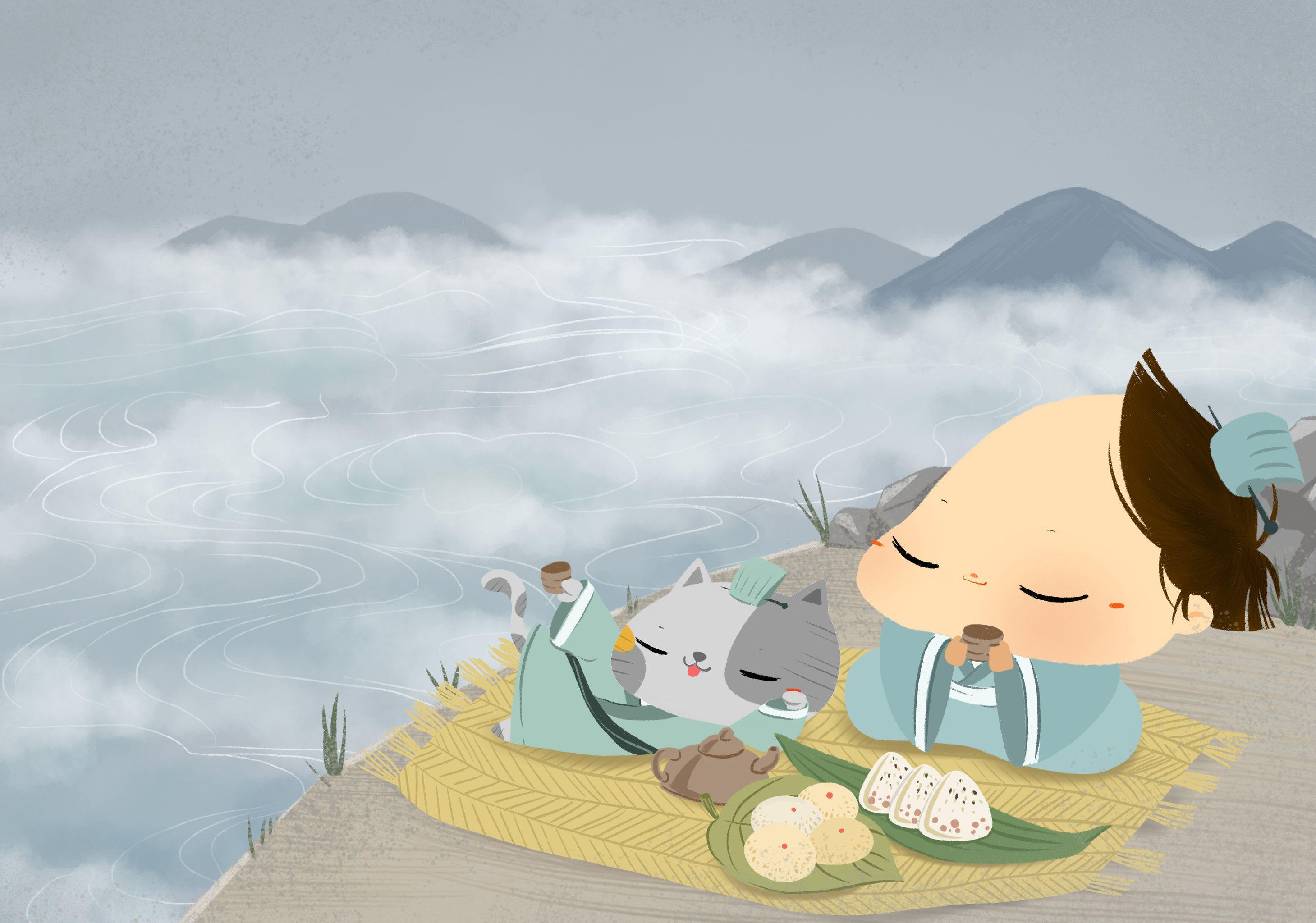 神游- 子鱼的绘画日记 - 原创作品 - 视觉中国(shijueme)