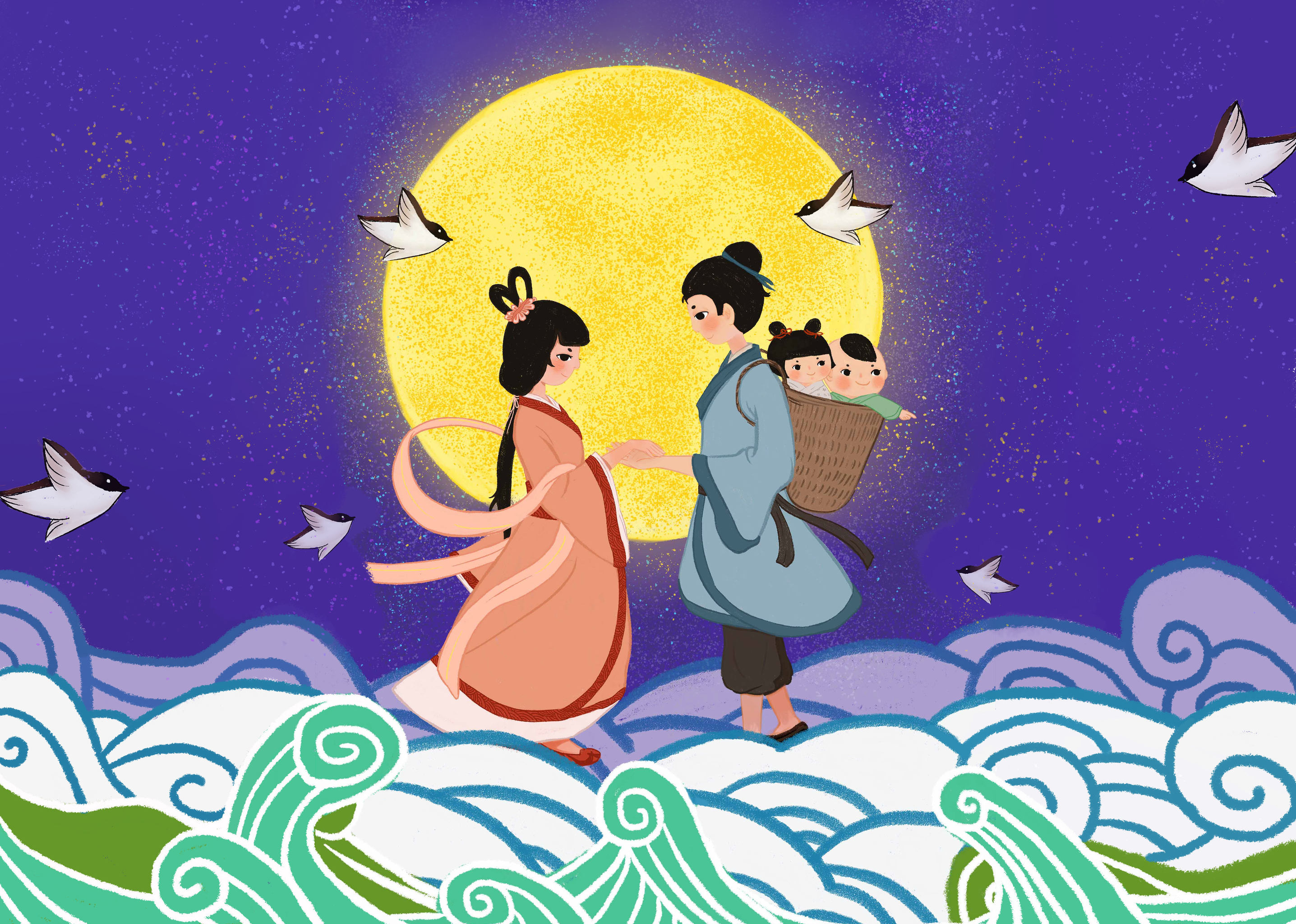 七夕(横版) - 林三岁 - 原创作品 - 视觉中国(shijueme)