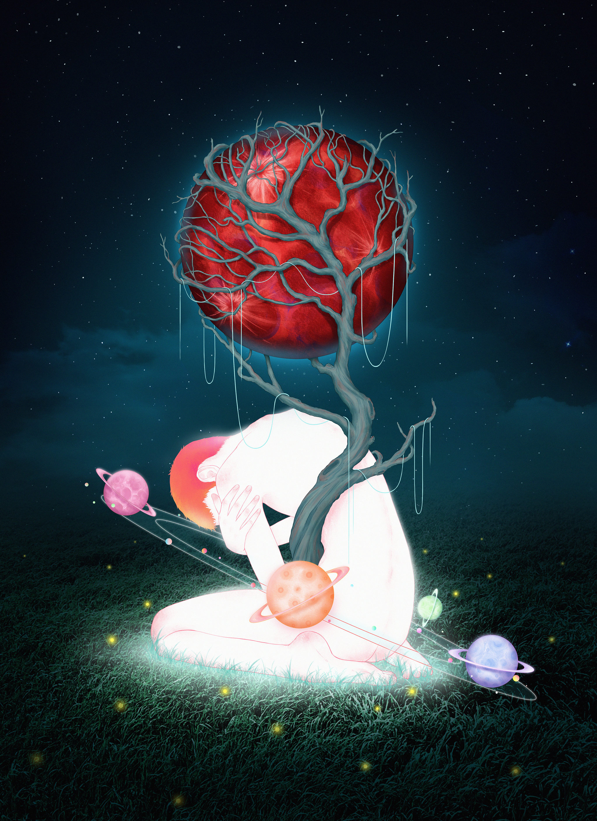 《繁花落梦》 - 南国夏 - 原创作品 - 视觉中国(shijueme)