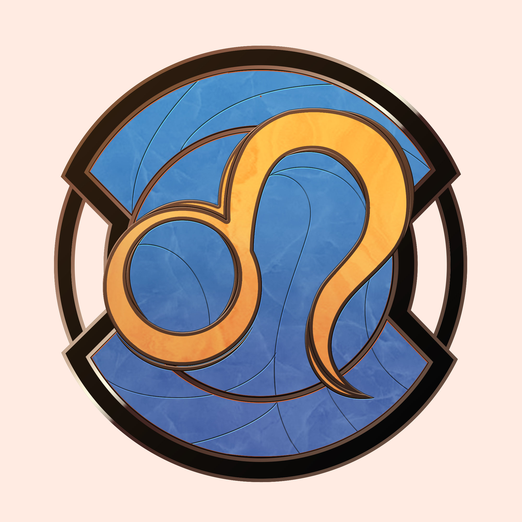 狮子座-十二星座系列图标