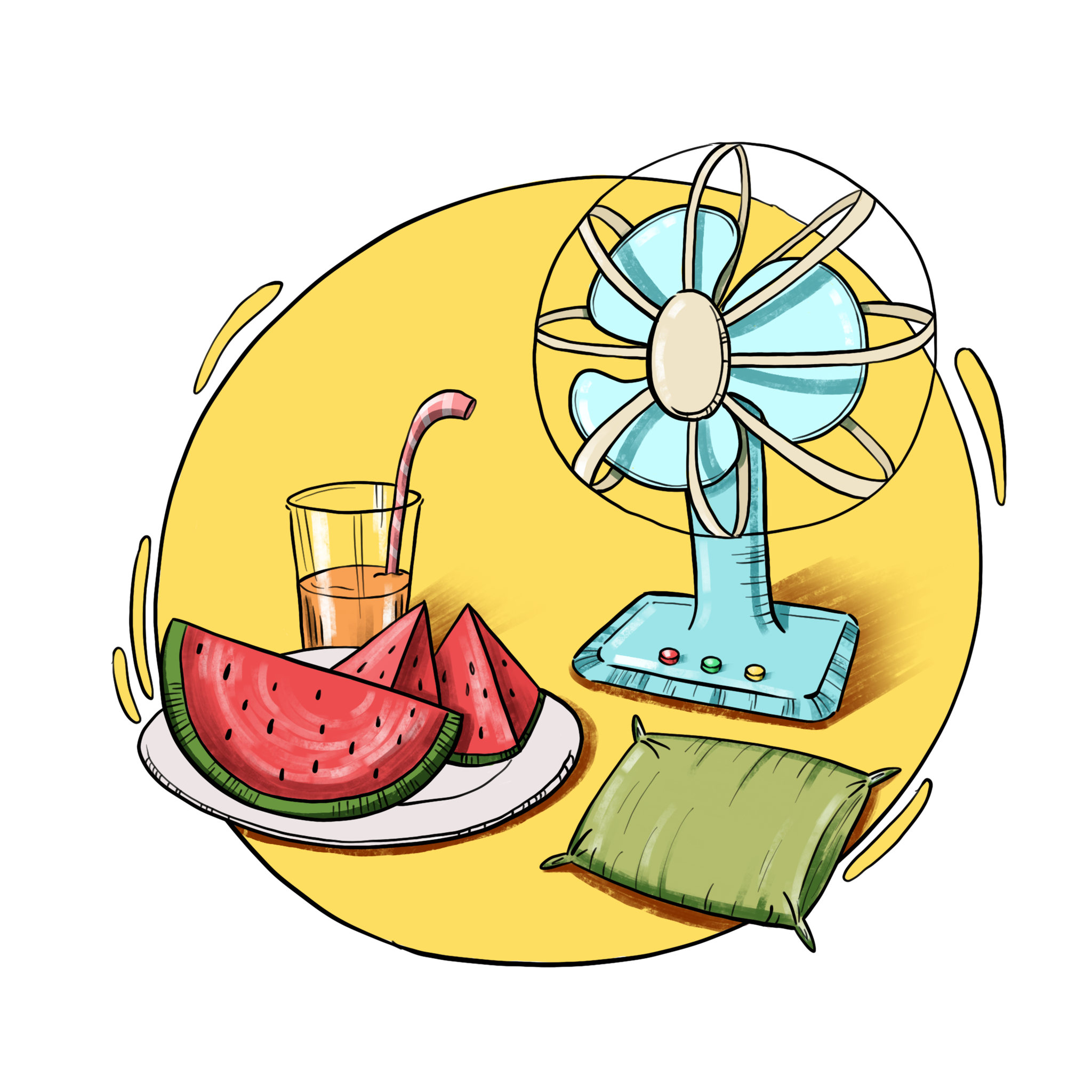 酷热夏日的清凉随笔