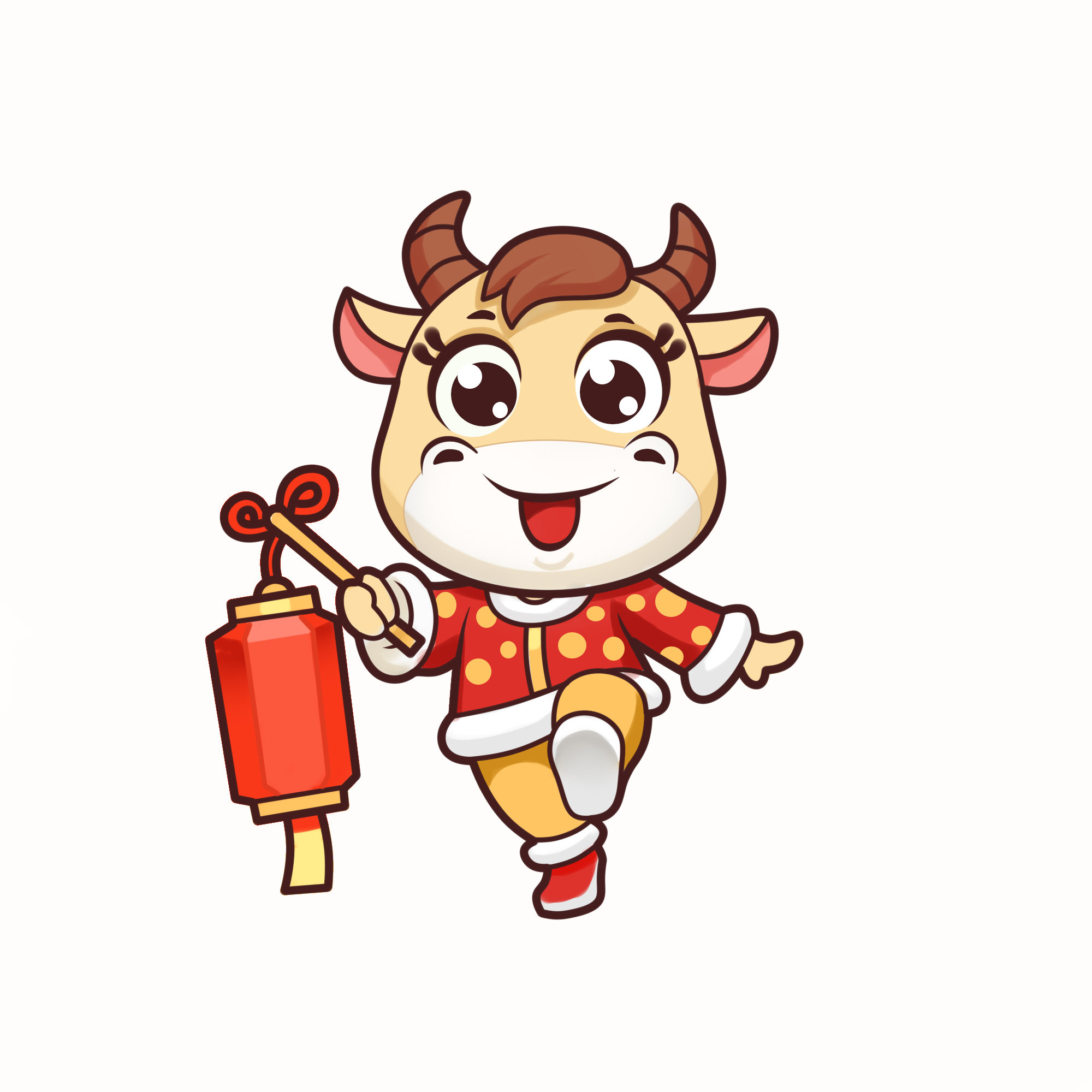 牛年大吉 - 翎歌乀 - 原创作品 - 视觉中国(爱视觉)
