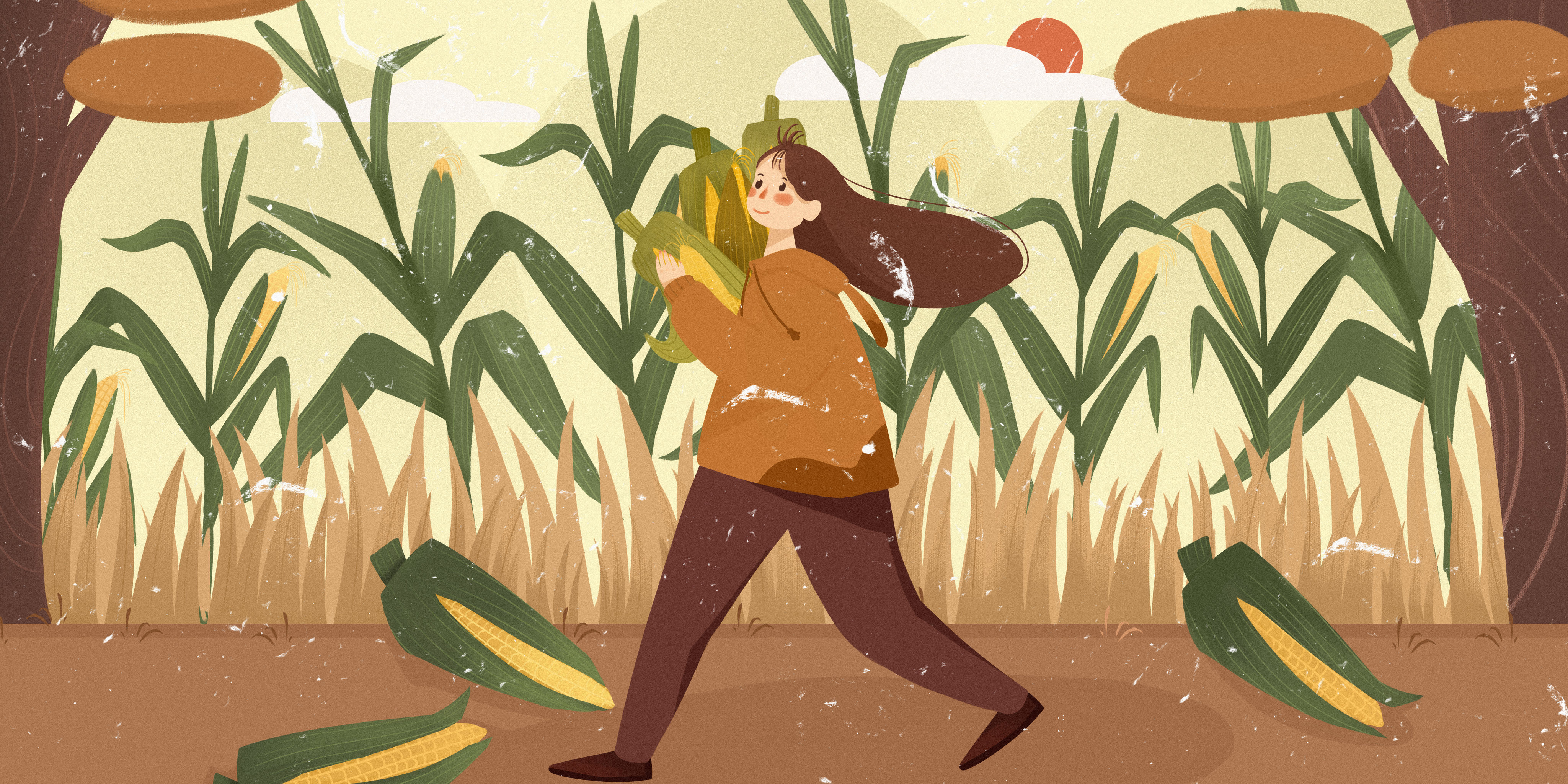 秋收- 芊荨 - 原创作品 - 视觉中国(shijueme)