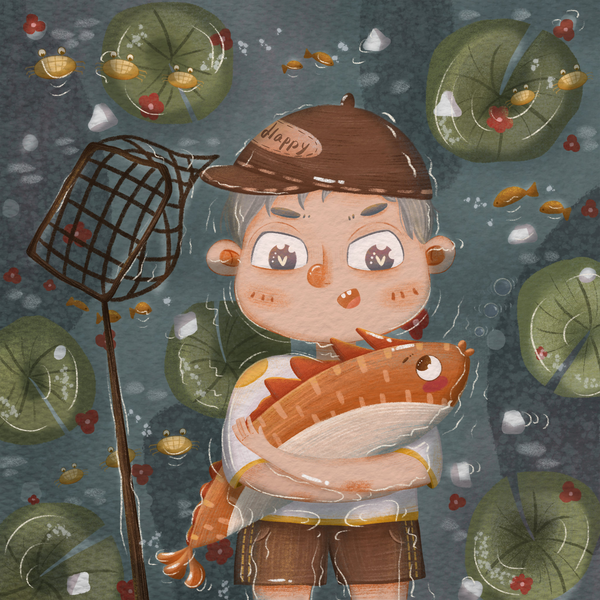 捞鱼小哥 - 何小慧 - 原创作品 - 视觉中国(shijueme)