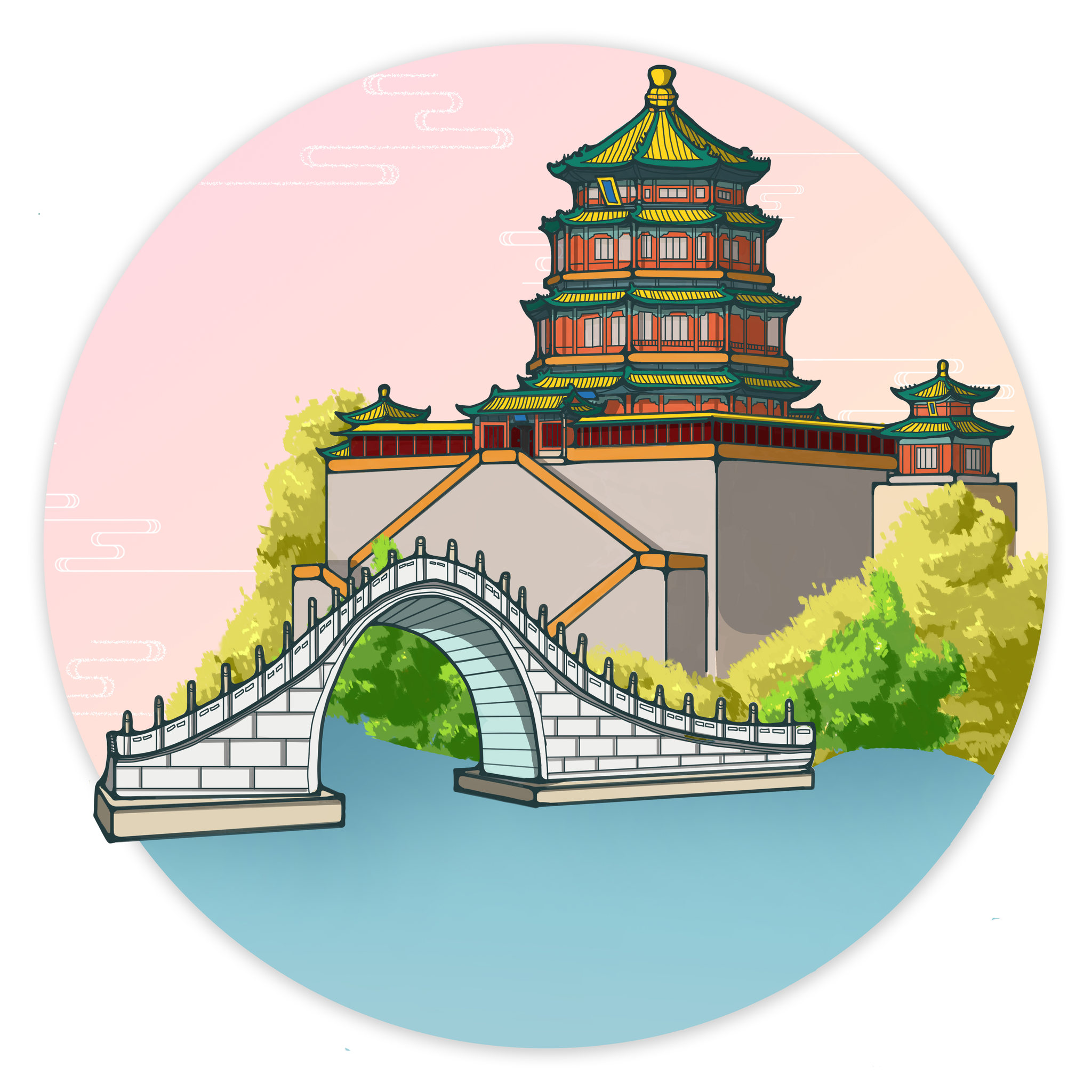 颐和园 插画  - 商业插画 |   上传时间: 2020-11-12 00:21 为ta点赞