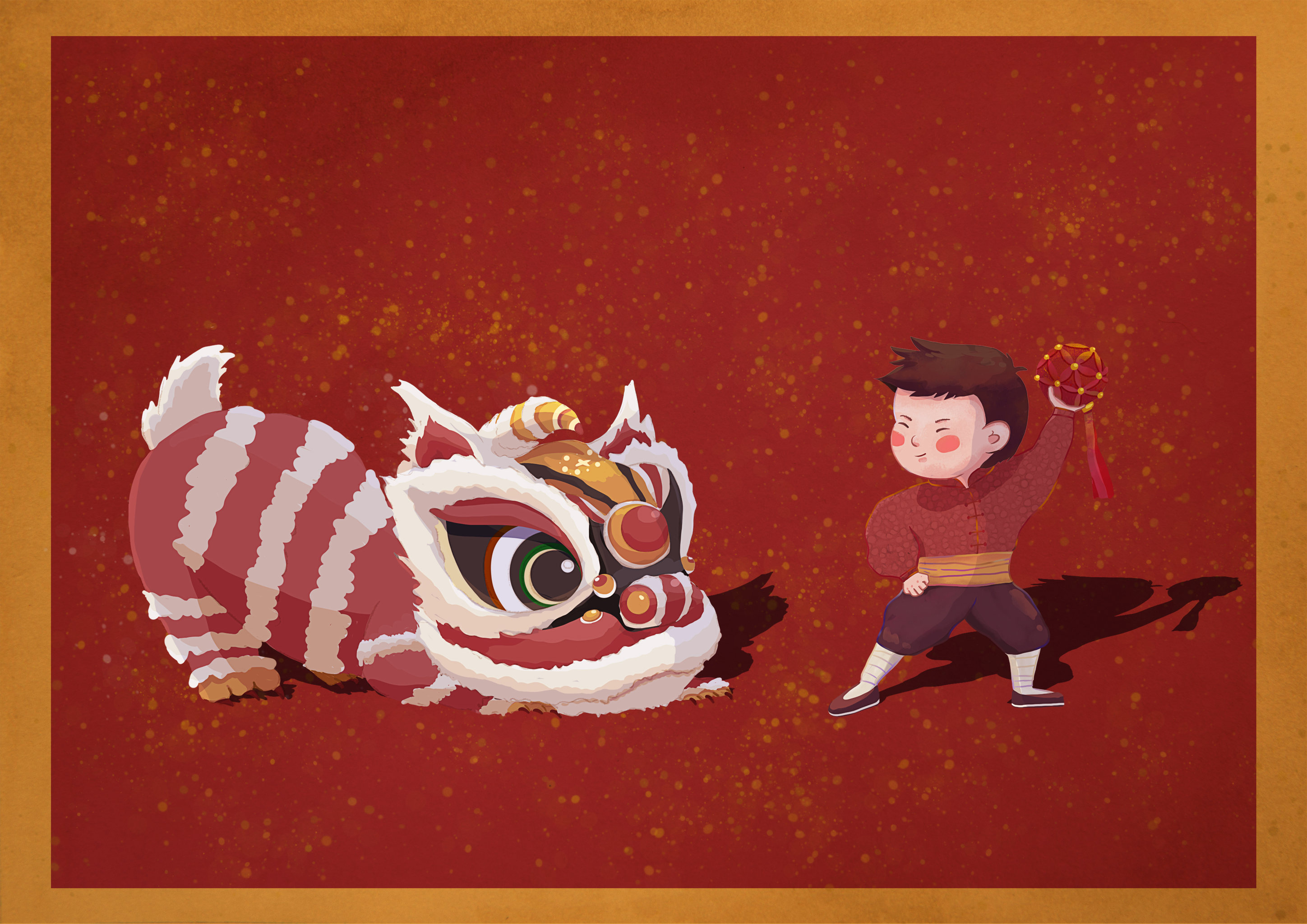 舞狮- 二当家 - 原创作品 - 视觉中国(shijueme)