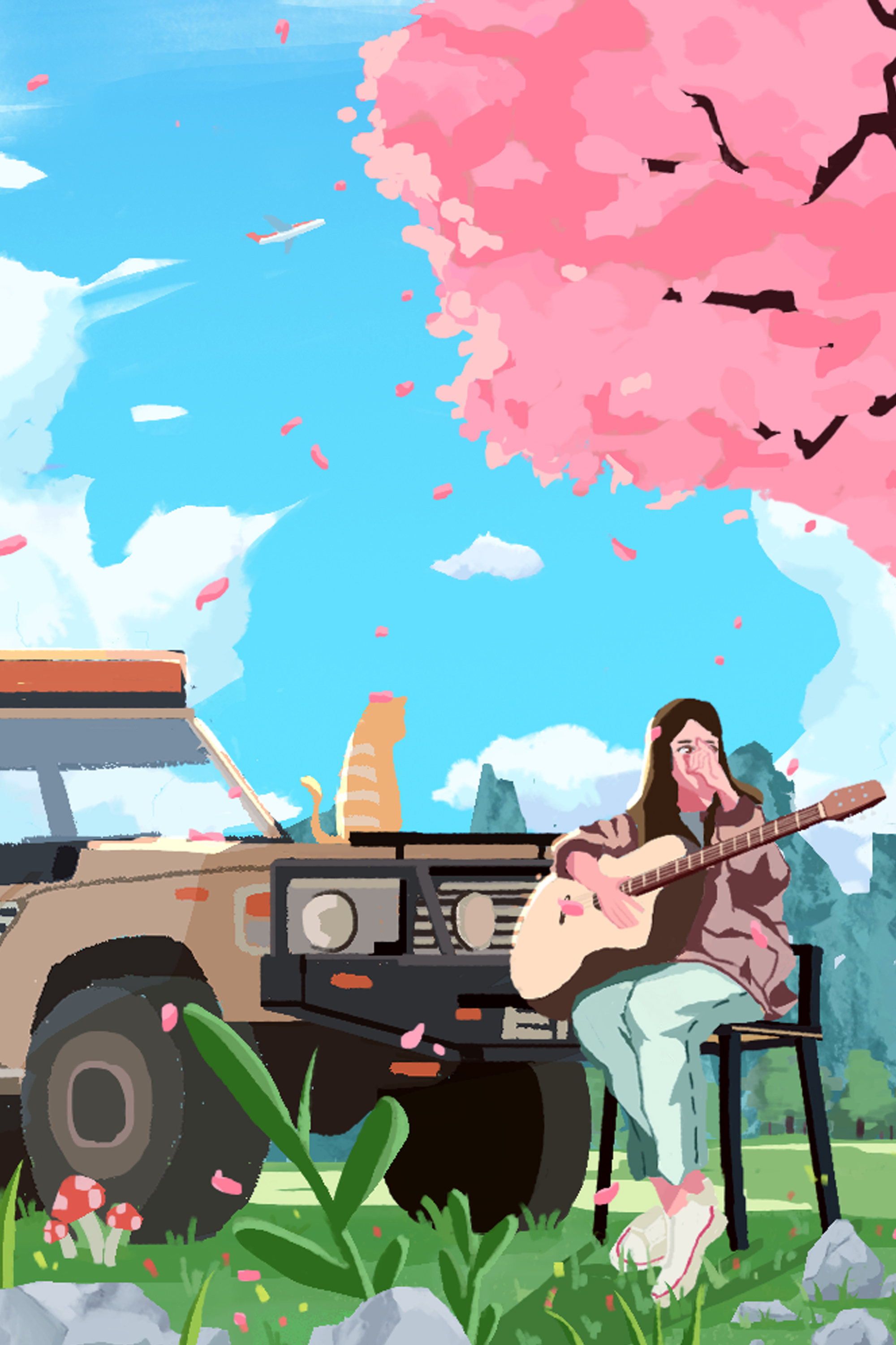 踏青- 风风风车 - 原创作品 - 视觉中国(shijueme)