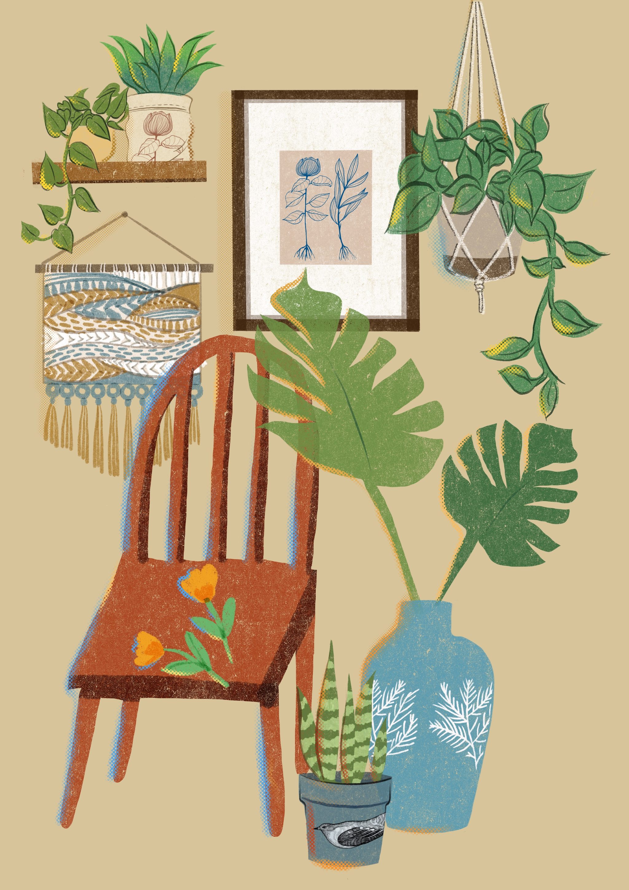 绿色家园 插画  - 商业插画 |   上传时间: 2021-06-15 13:24 为ta点