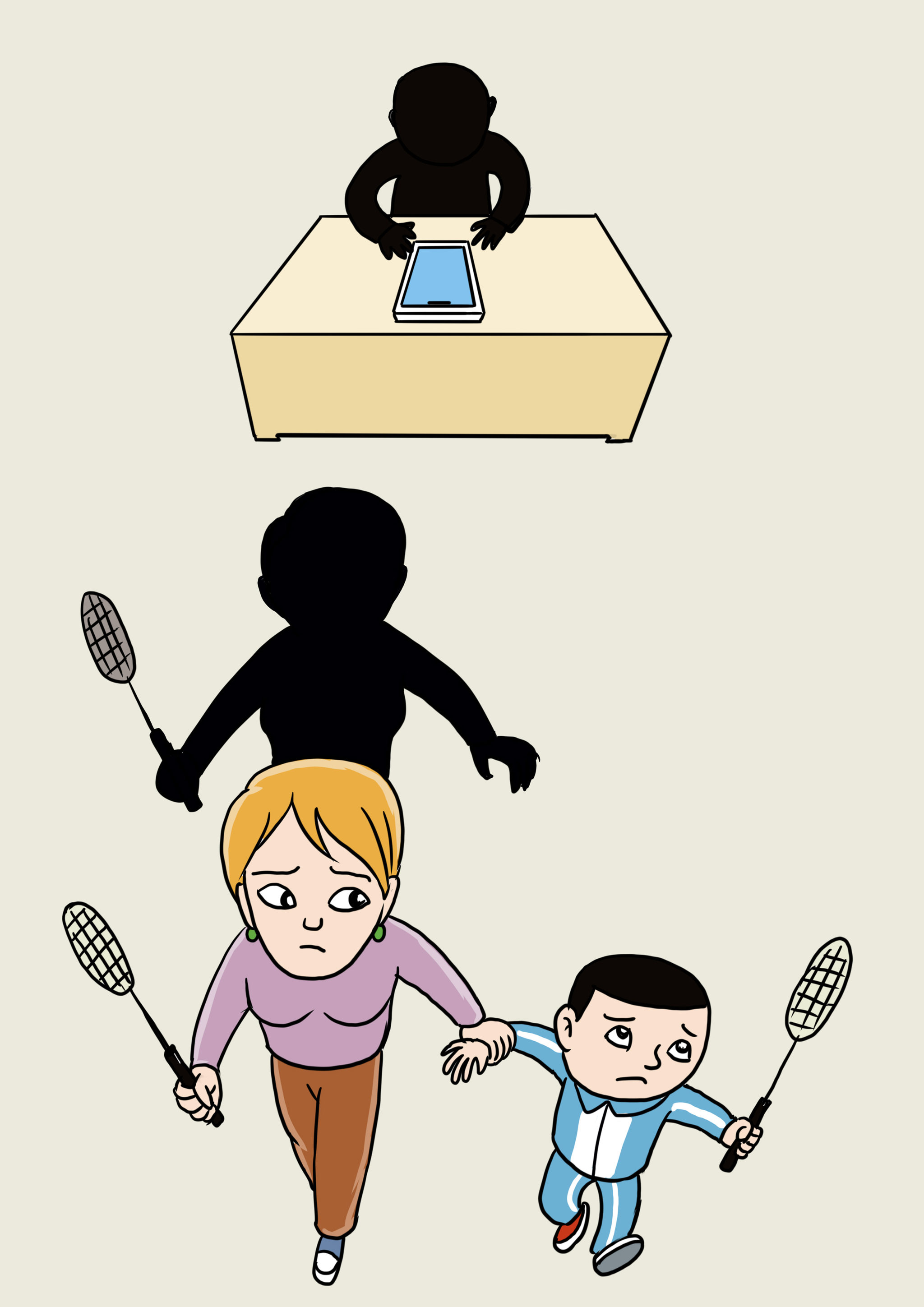 插画:依依不舍 - 刘志永 - 原创作品 - 视觉中国(爱视觉)