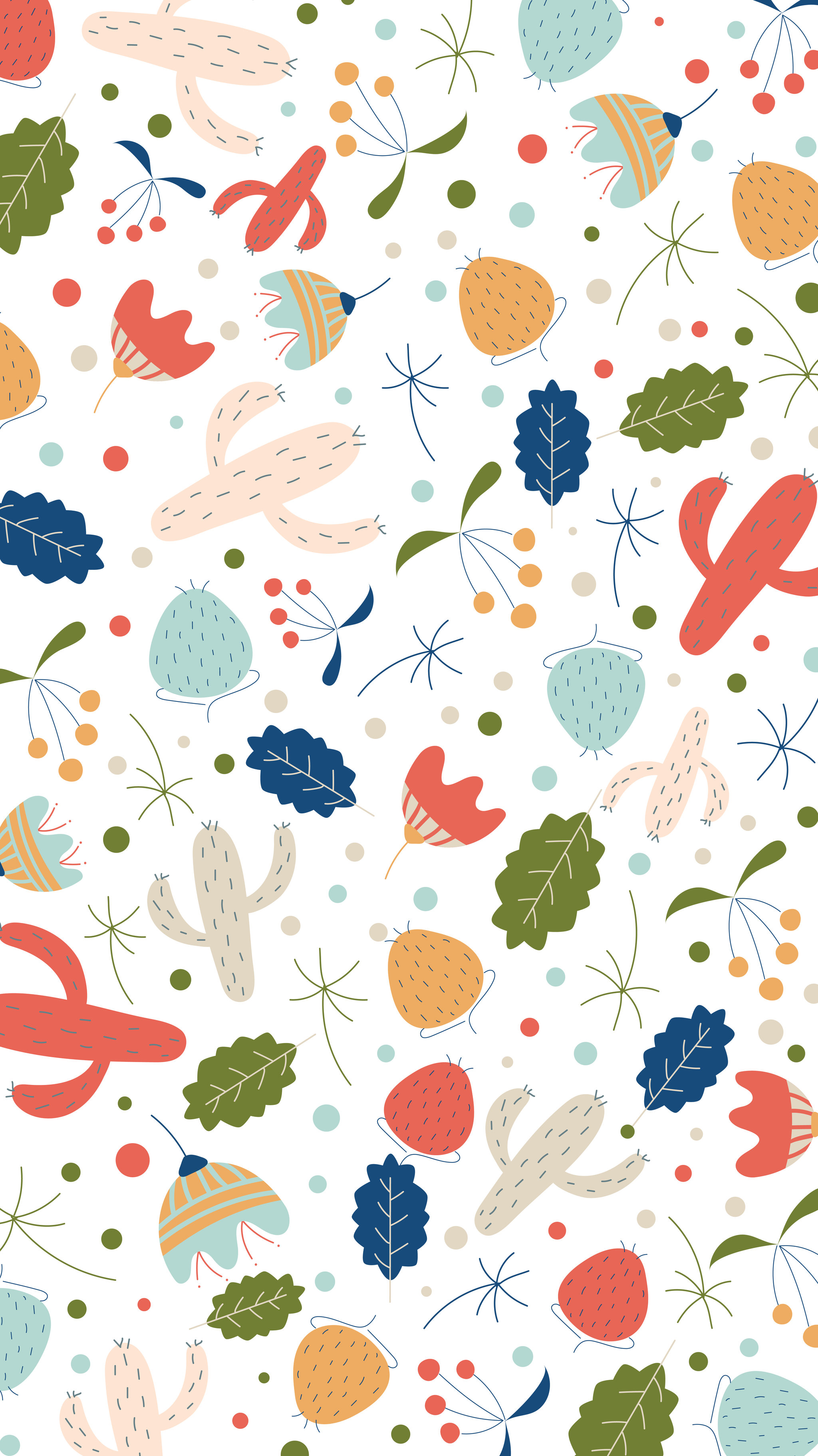 小清新花纹图案样式