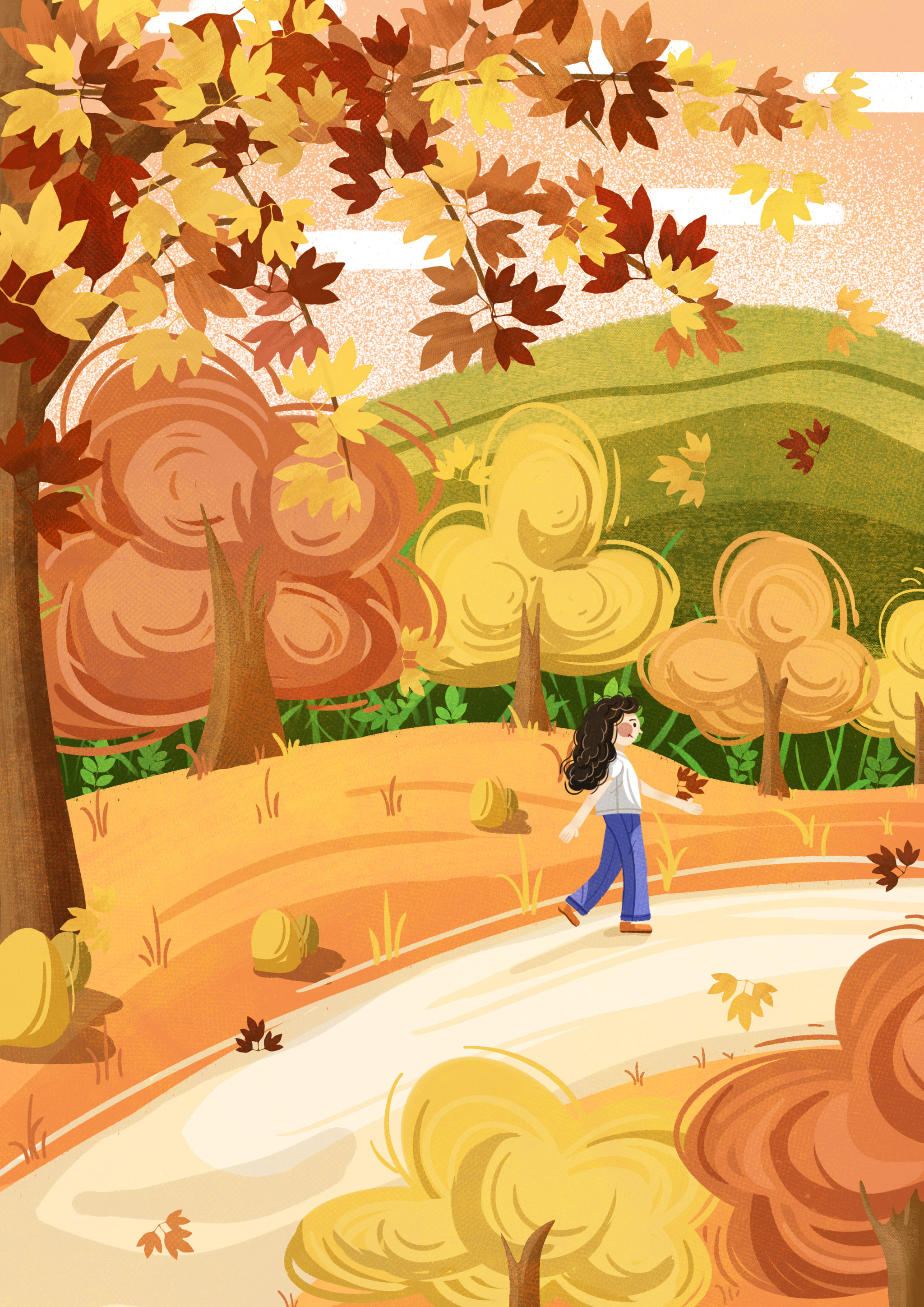 小清新肌理插画系列10