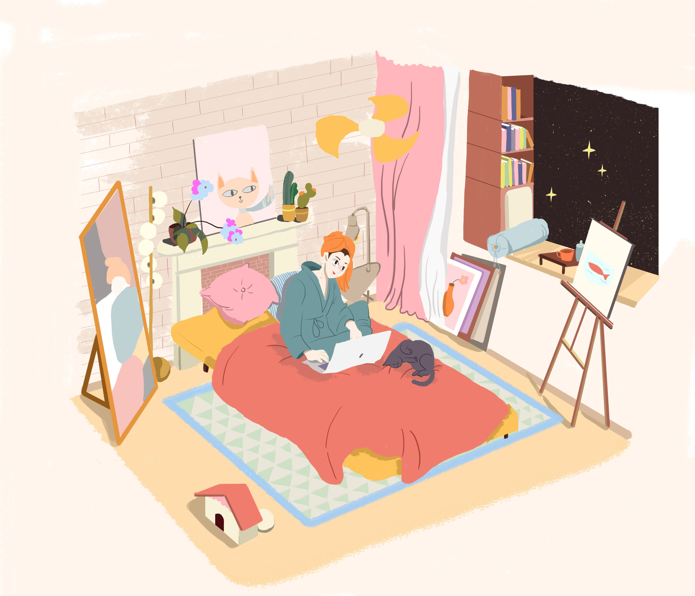 宅女- 童蘑菇mogu - 原创作品 - 视觉中国(shijueme)