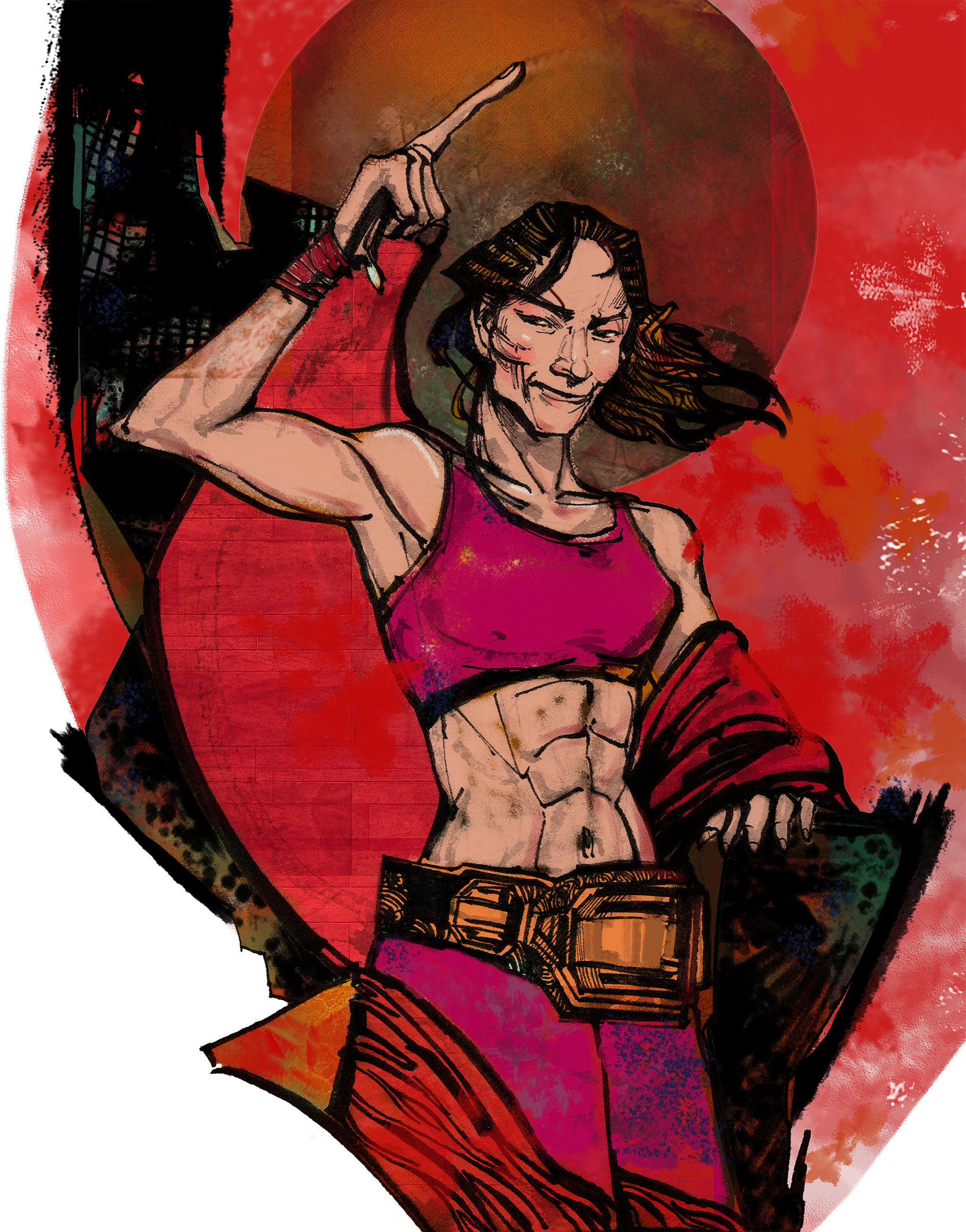 格斗搏击mma - 幻想的戈雅 - 原创作品 - 视觉中国(shijueme)