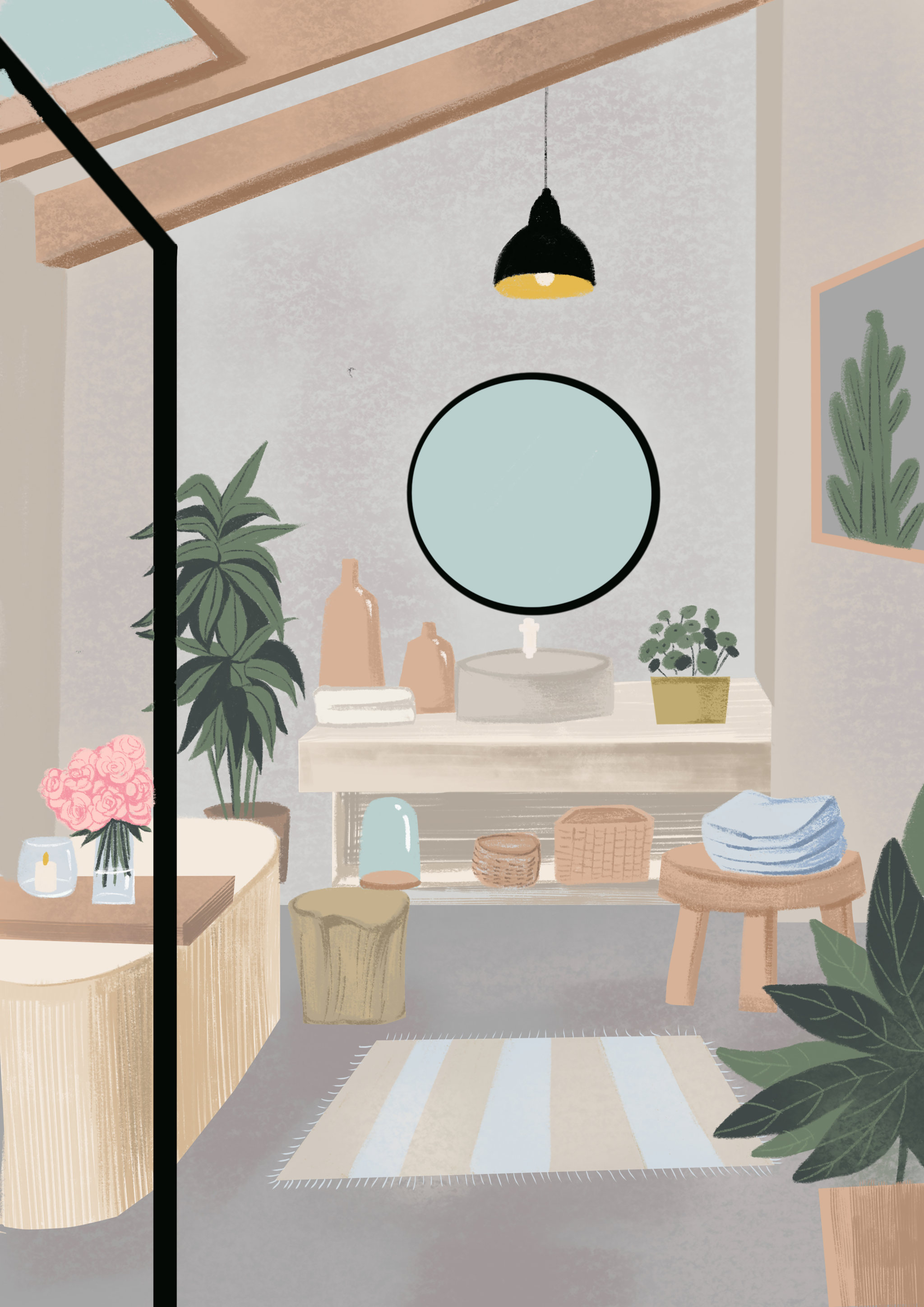 浴室 插画  - 商业插画 |   上传时间: 2019-03-19 22:03 为ta点赞