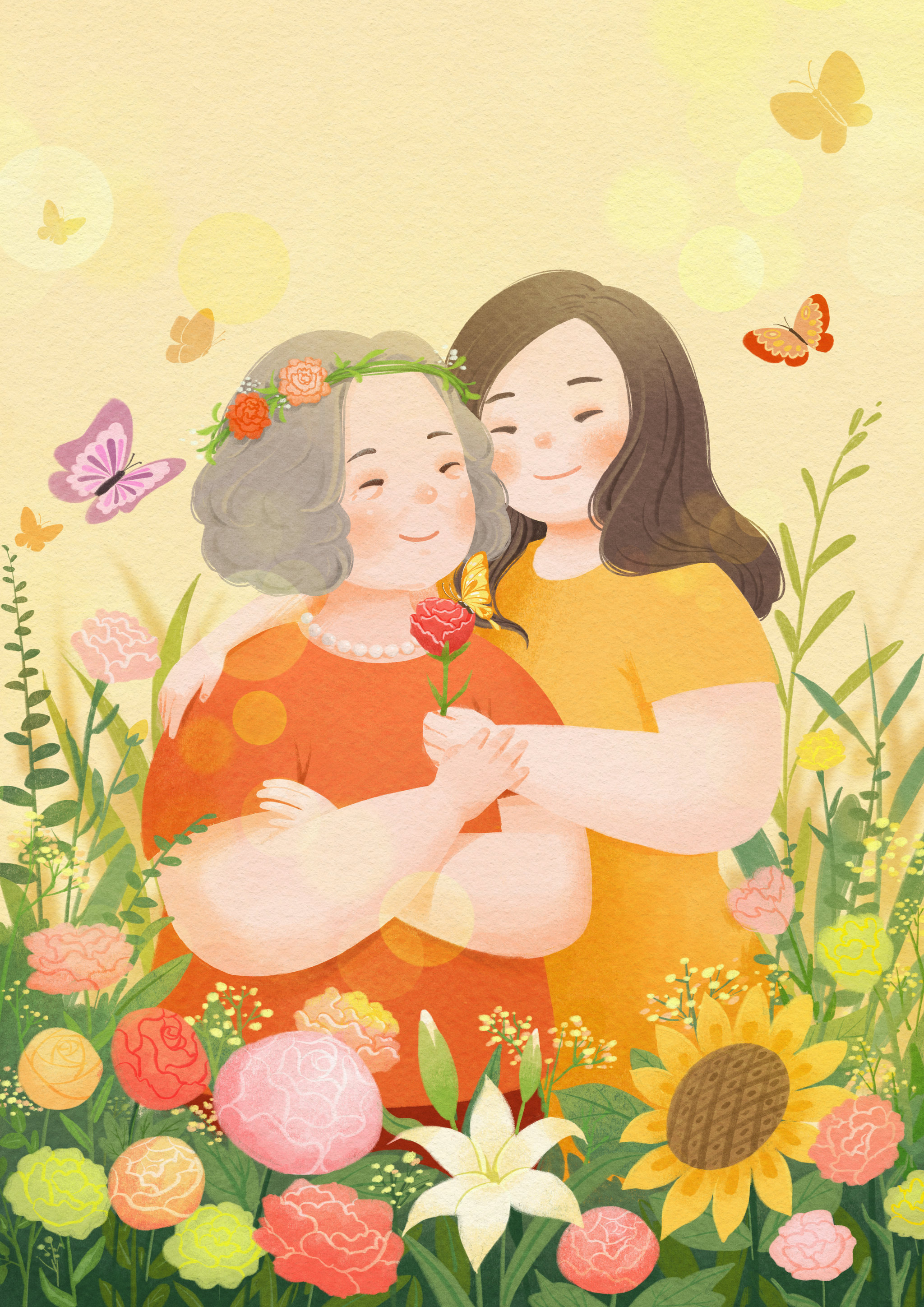 母亲节 - 邓荣 - 原创作品 - 视觉中国(爱视觉)