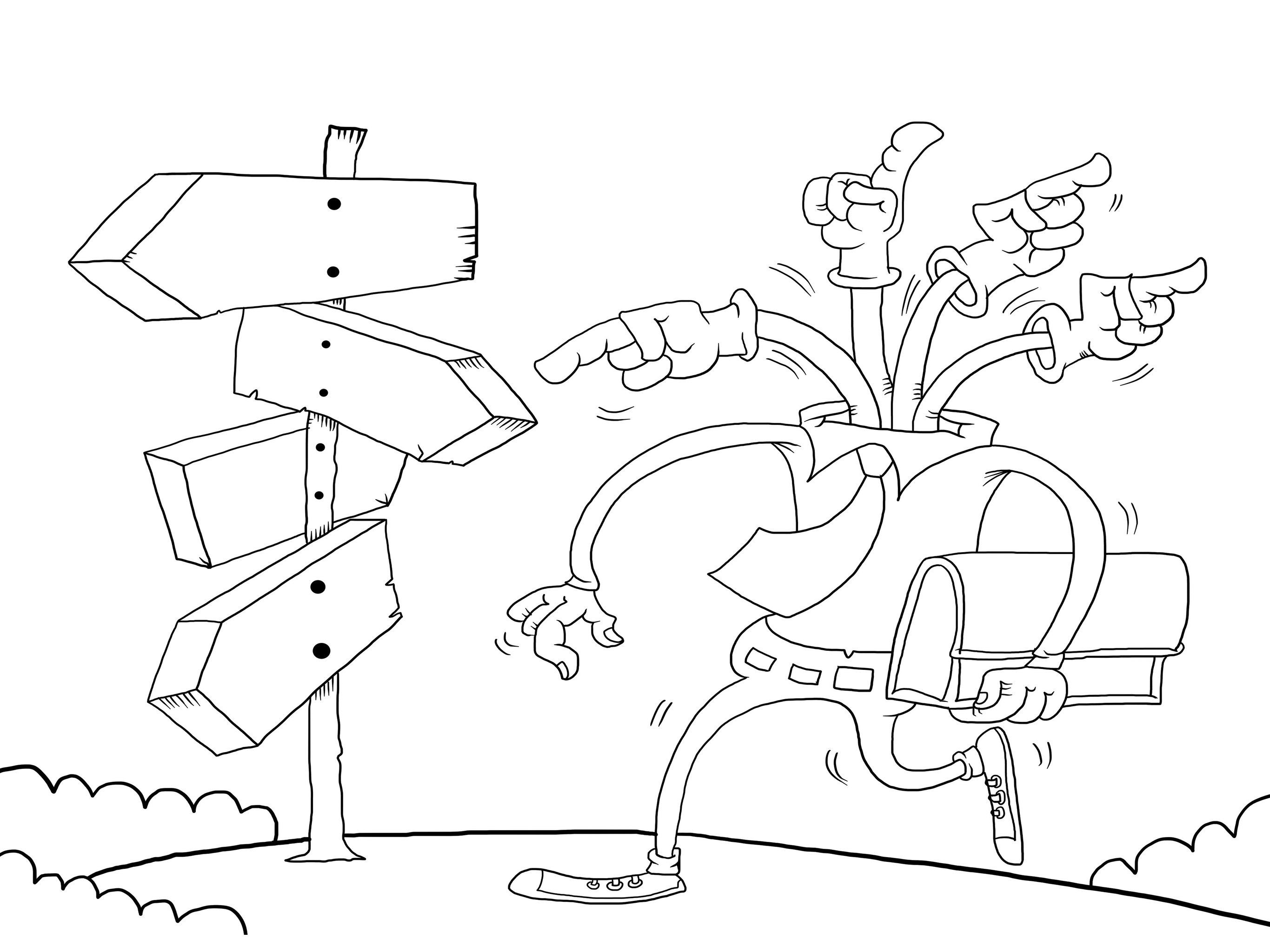 方向,路牌,路标