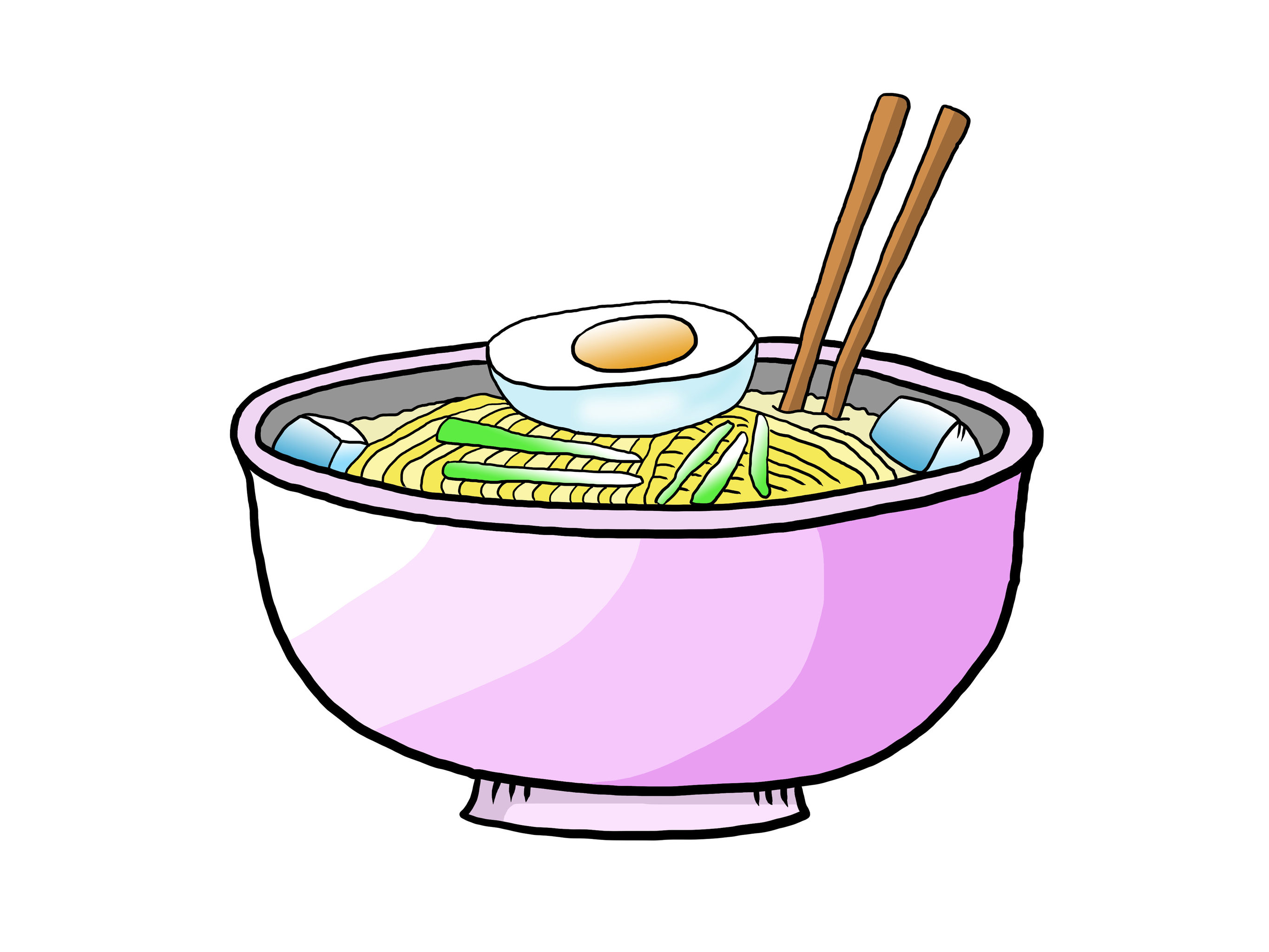 南瓜,乌贼,阳春面