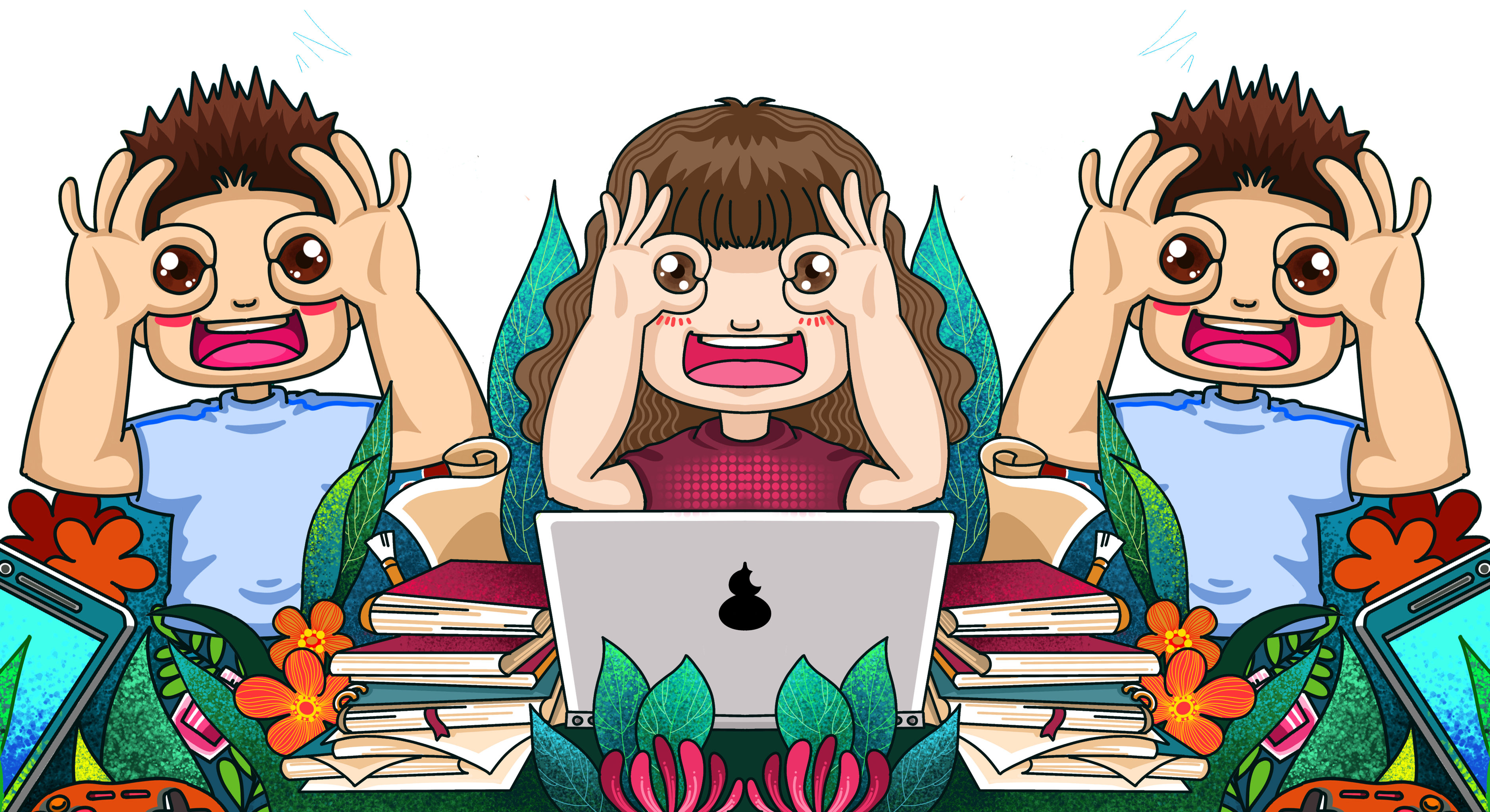 大眼睛看世界爱护保护爱眼日科技科学护眼