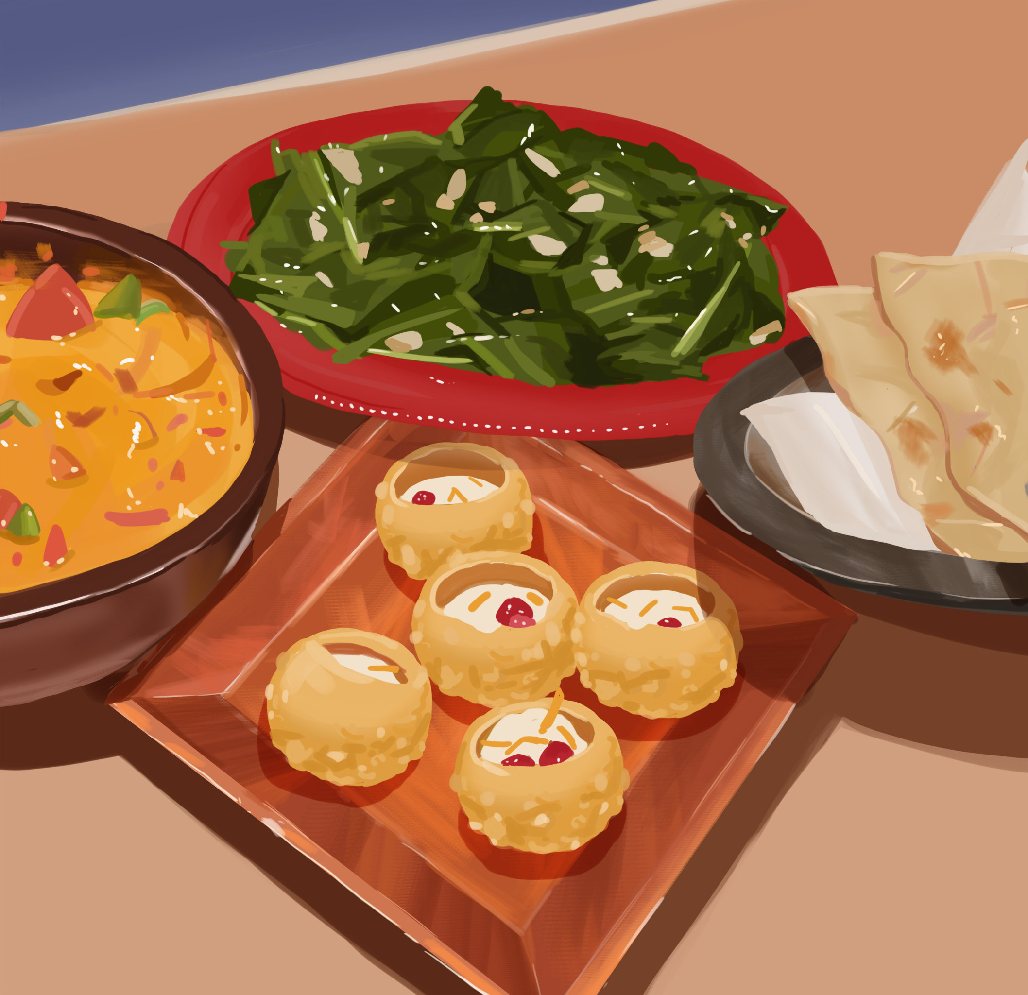 印度菜 - 小肥婆manta - 原创作品 - 视觉中国(shijueme)