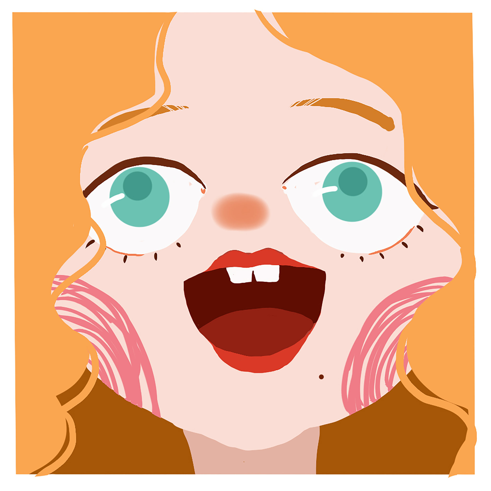 兔牙少女4 插画  - 商业插画 |   上传时间: 20