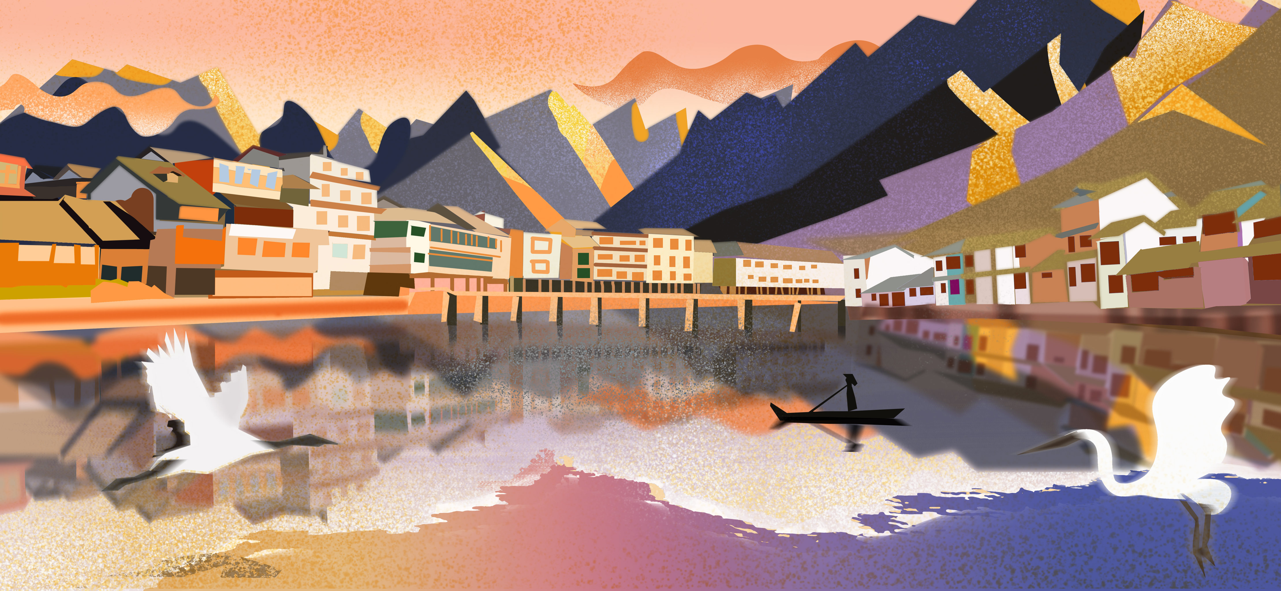 山水 插画  - 商业插画 |   上传时间: 2021-10-19 15:34 为ta点赞