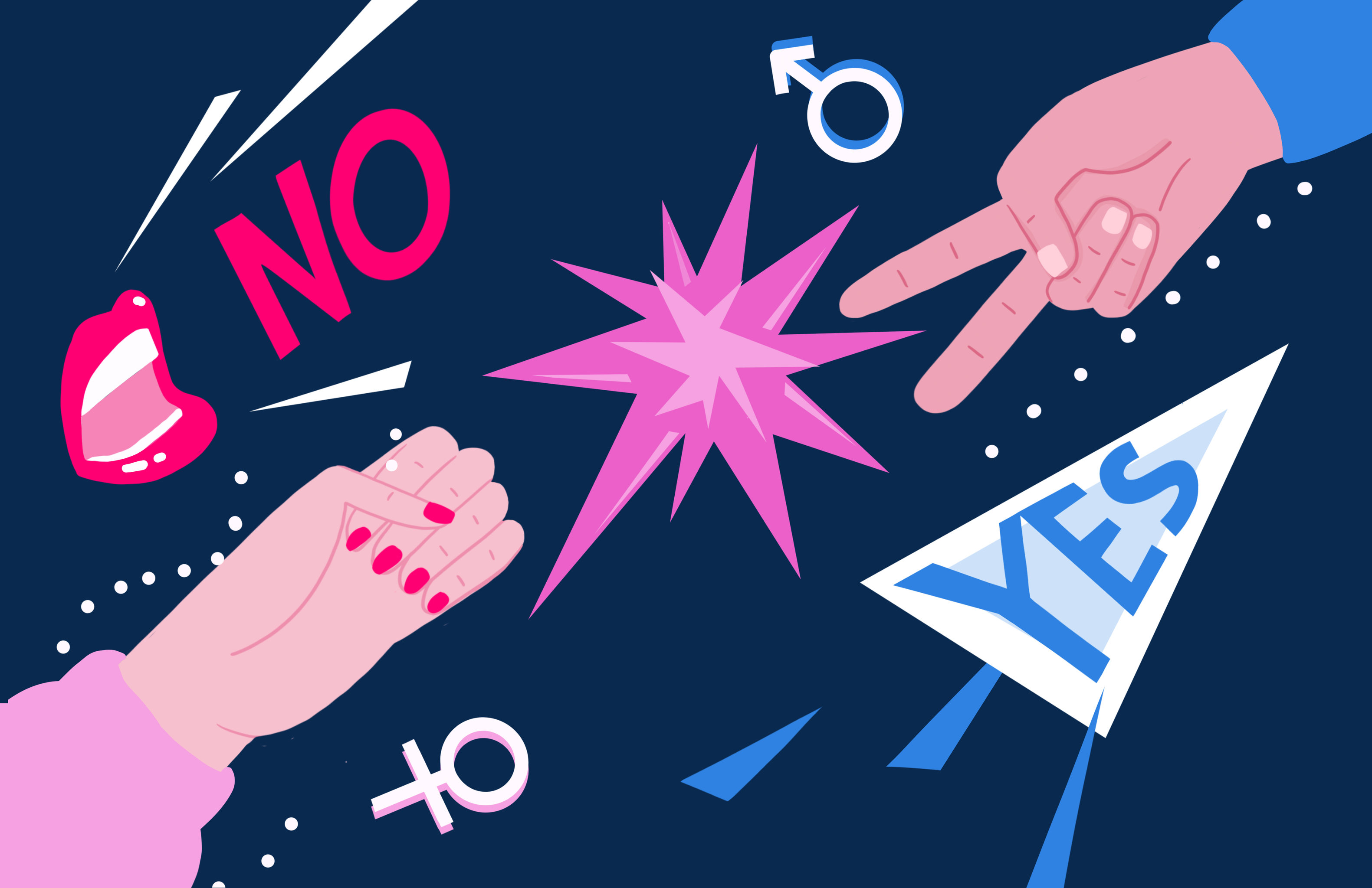 手部动作猜拳男女沟通关系插图