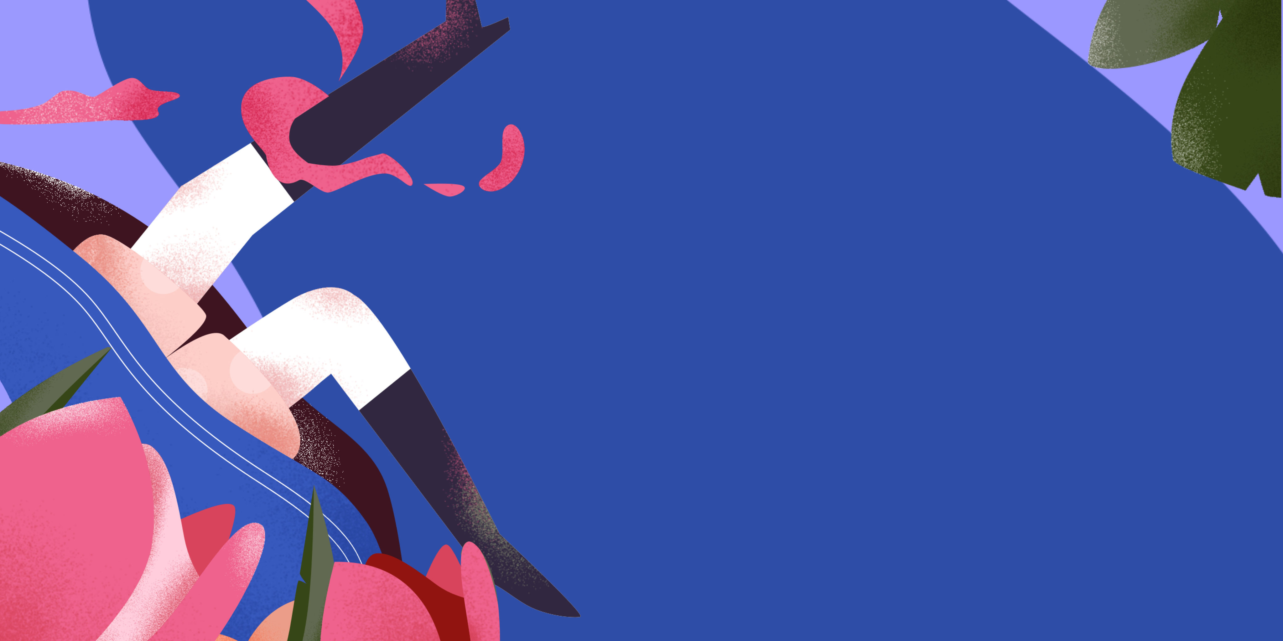 坠落花丛女孩 banner - 158****6268 - 原创作品 - 视觉中国(shijueme