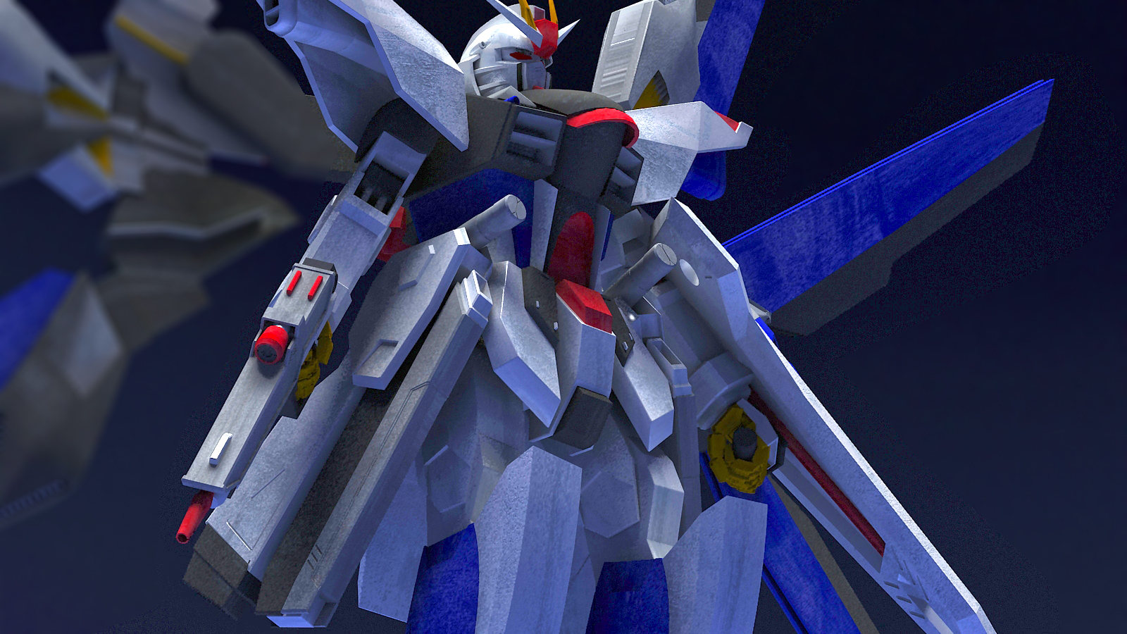 自由高达【胸部细节】