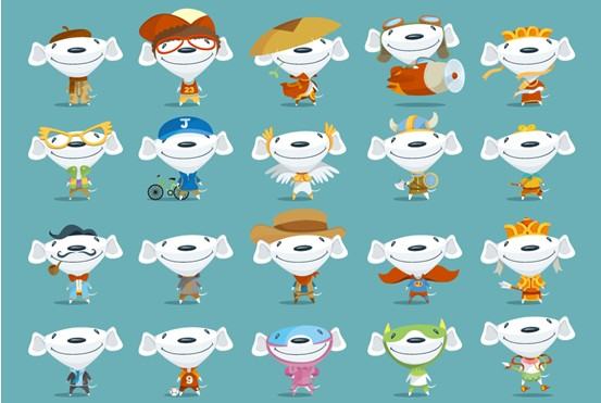 京东吉祥物 "百变joy秀"